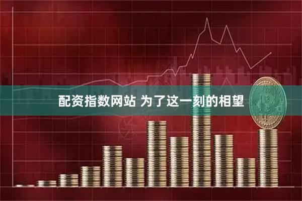 配资指数网站 为了这一刻的相望